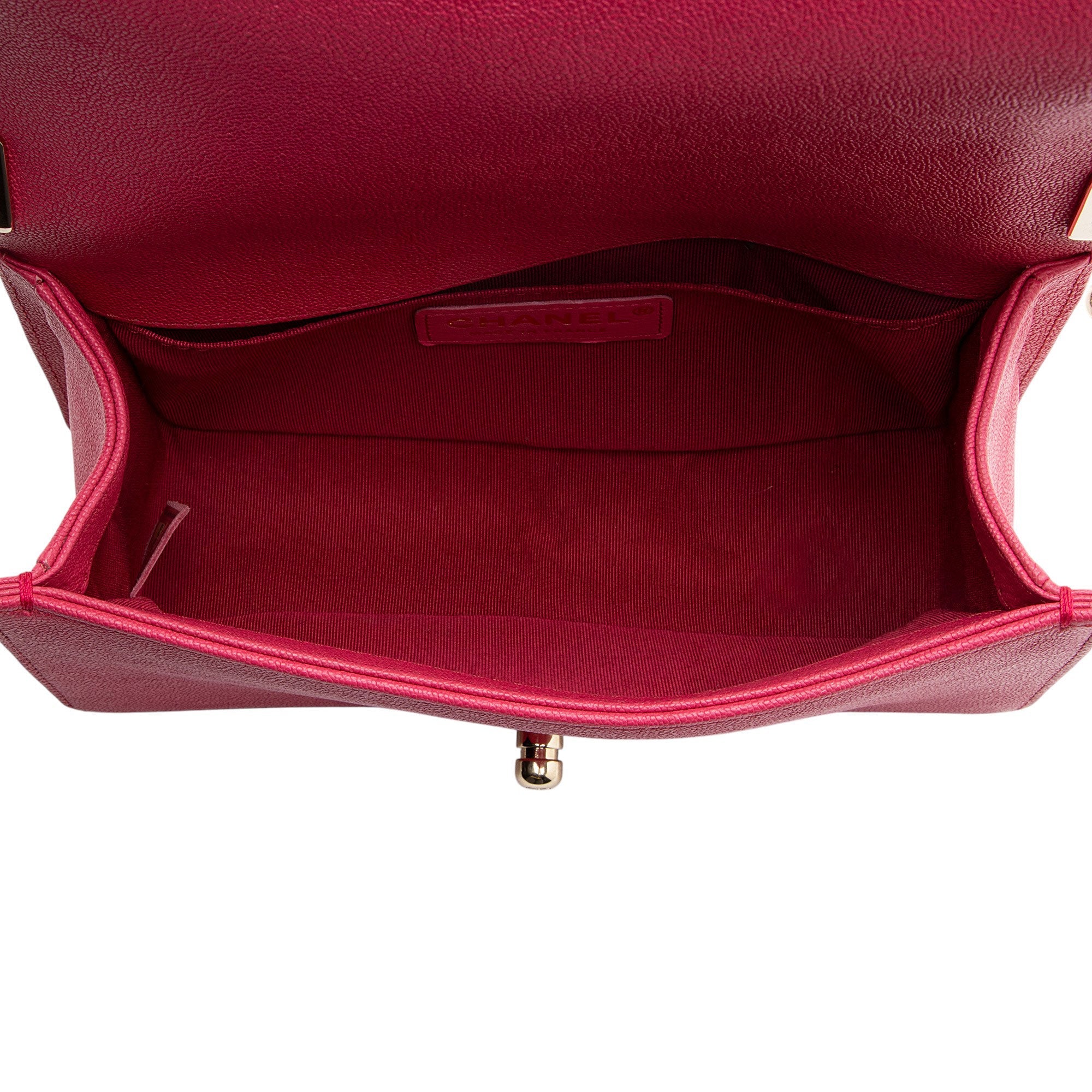 Chanel Caviar Leather Small Boy Bag
