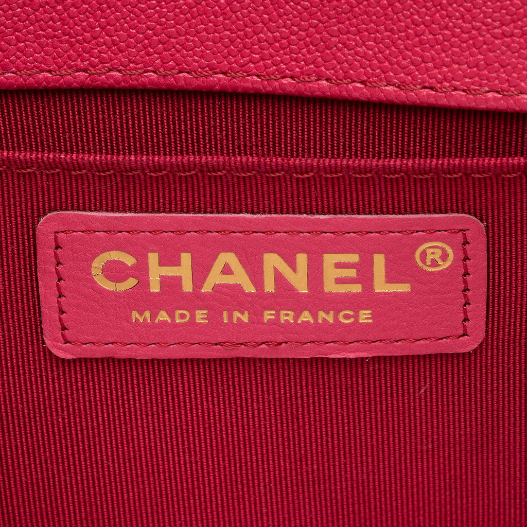 Chanel Caviar Leather Small Boy Bag