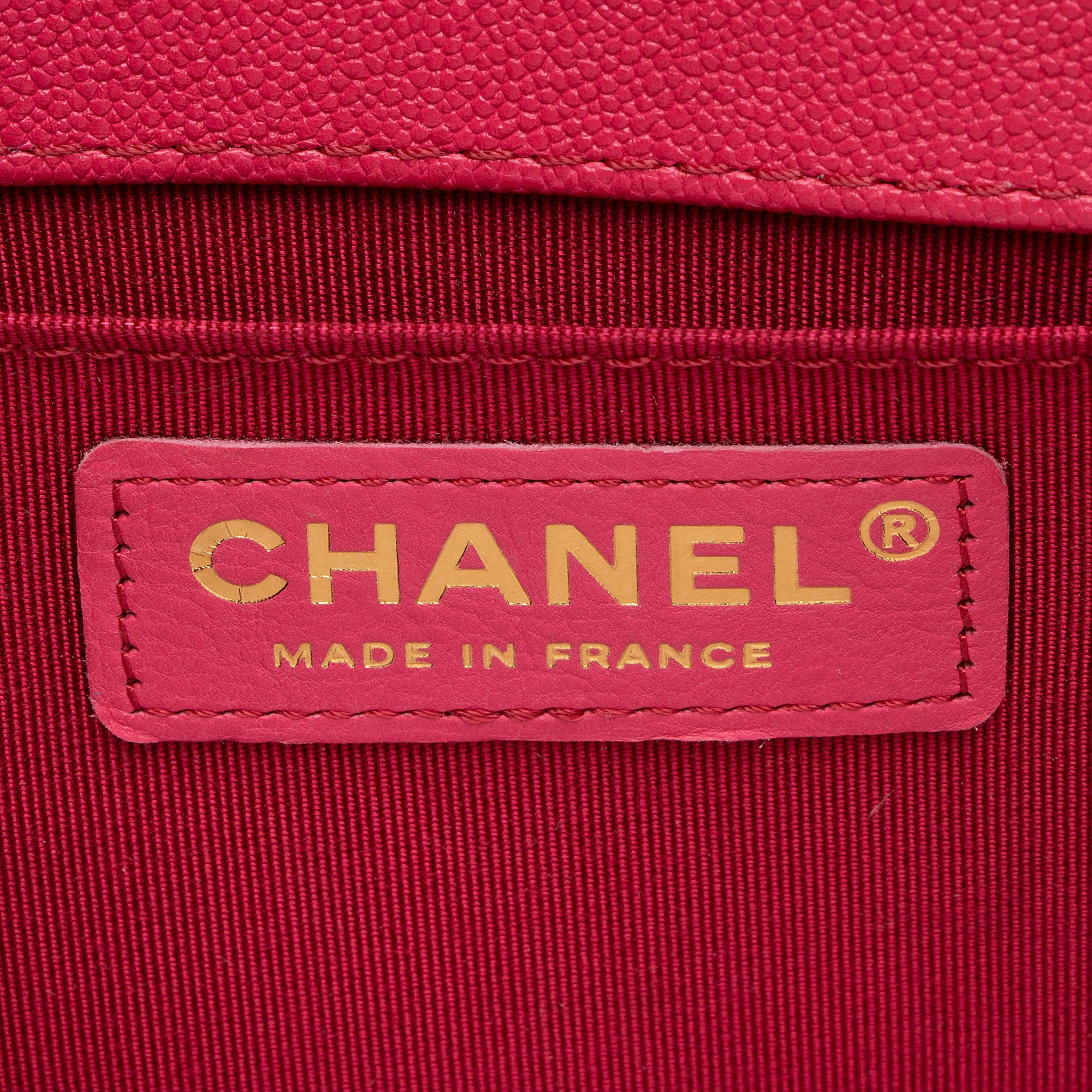 Chanel Caviar Leather Small Boy Bag