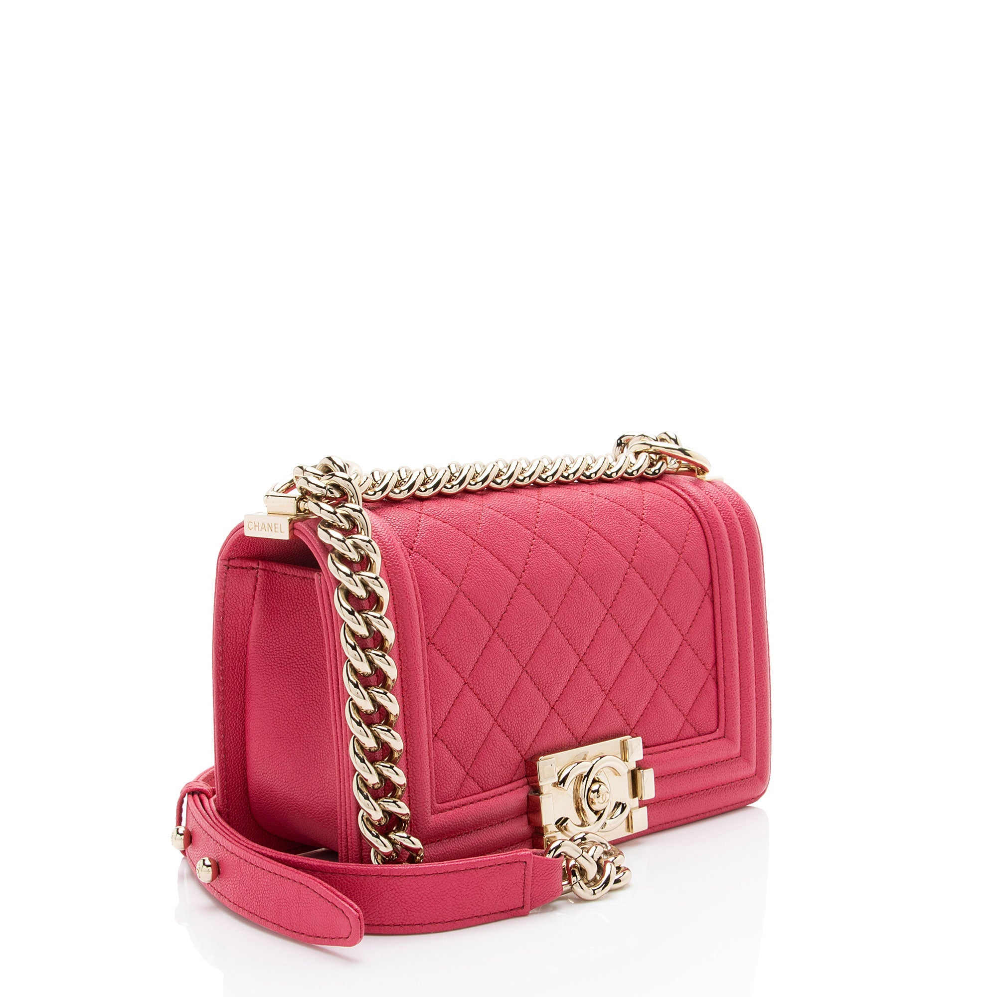 Chanel Caviar Leather Small Boy Bag