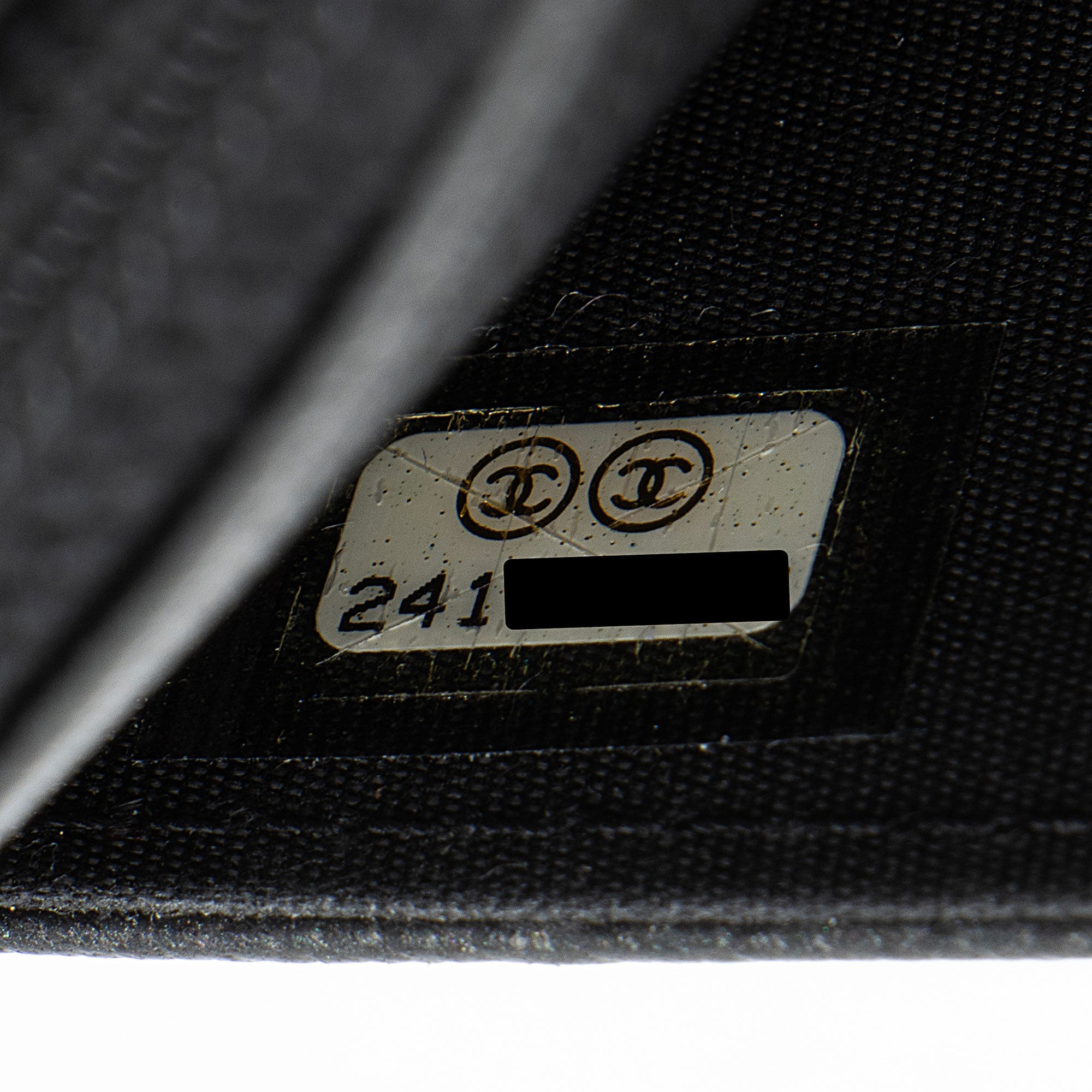 Chanel Caviar Leather So Black Boy Wallet on Chain