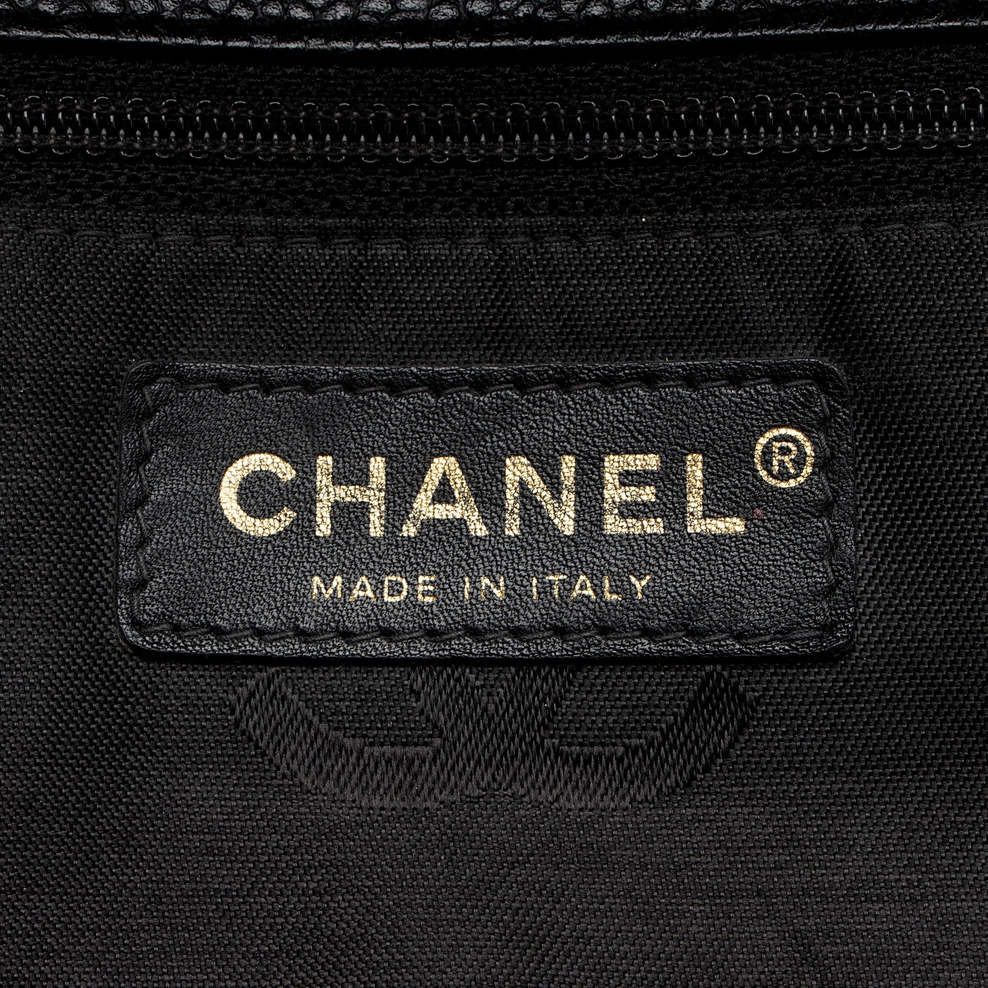 Chanel Caviar Leather Stitched CC Flap Satchel (SHF-ewpcah)
