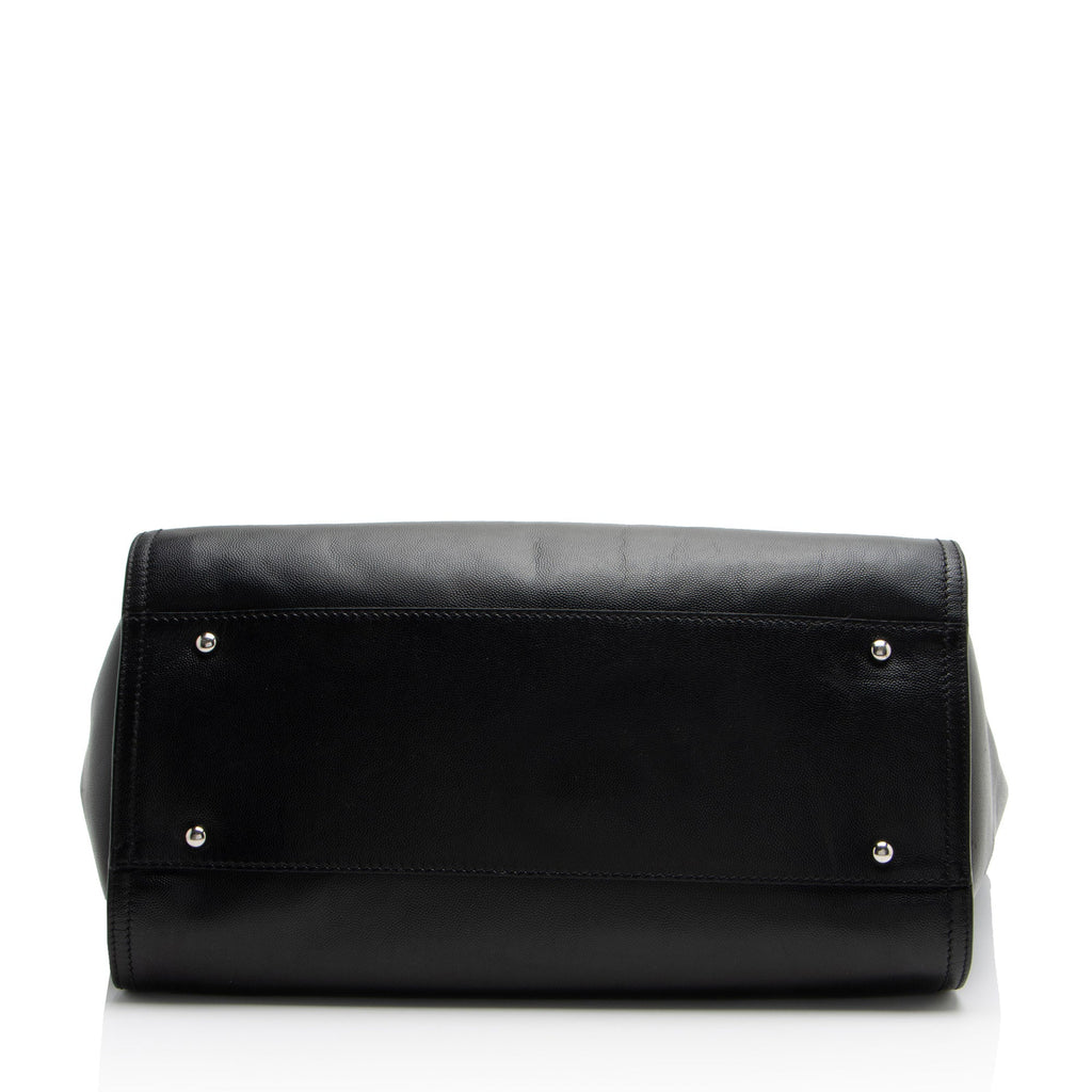Chanel Caviar Leather Studded Deauville Large Tote