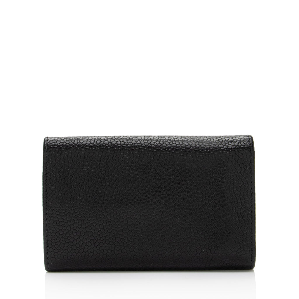 Chanel Caviar Leather Timeless CC 6 Key Holder (SHF-mNPvc8)