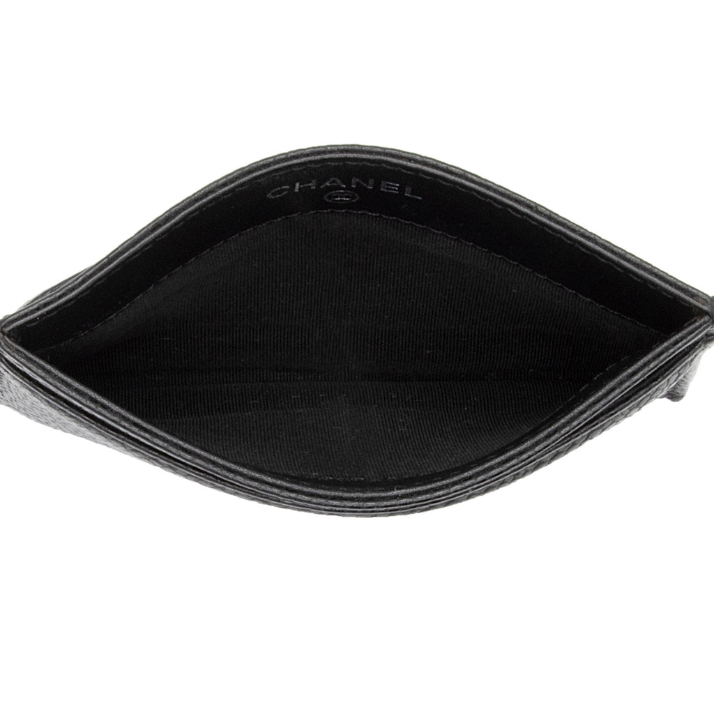 Chanel Caviar Leather Timeless CC Card Holder (SHF-ZV9jZJ)