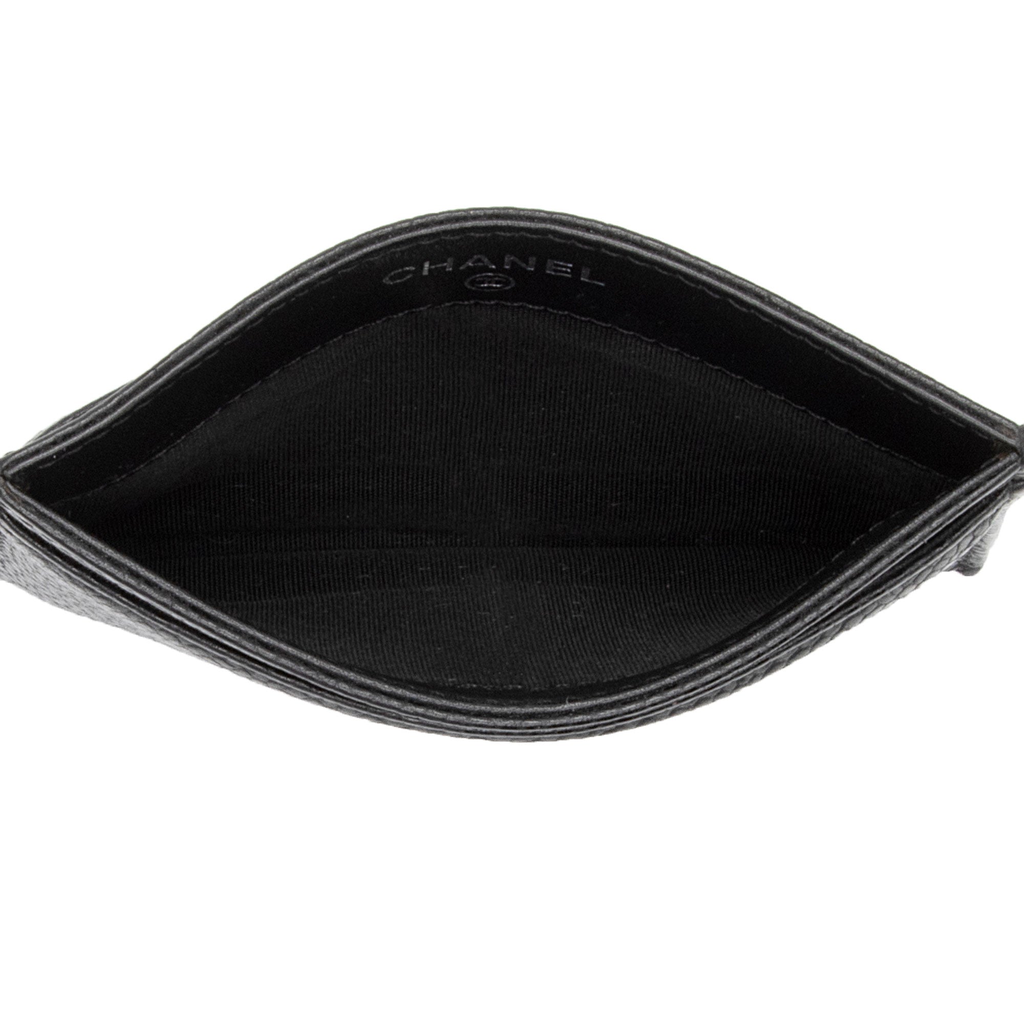 Chanel Caviar Leather Timeless CC Card Holder (SHF-ZV9jZJ)