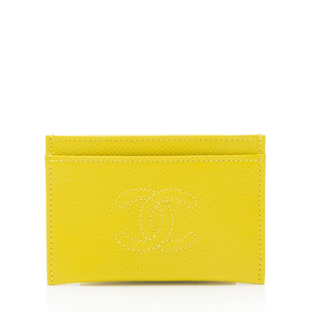 Chanel Caviar Leather Timeless CC Card Holder