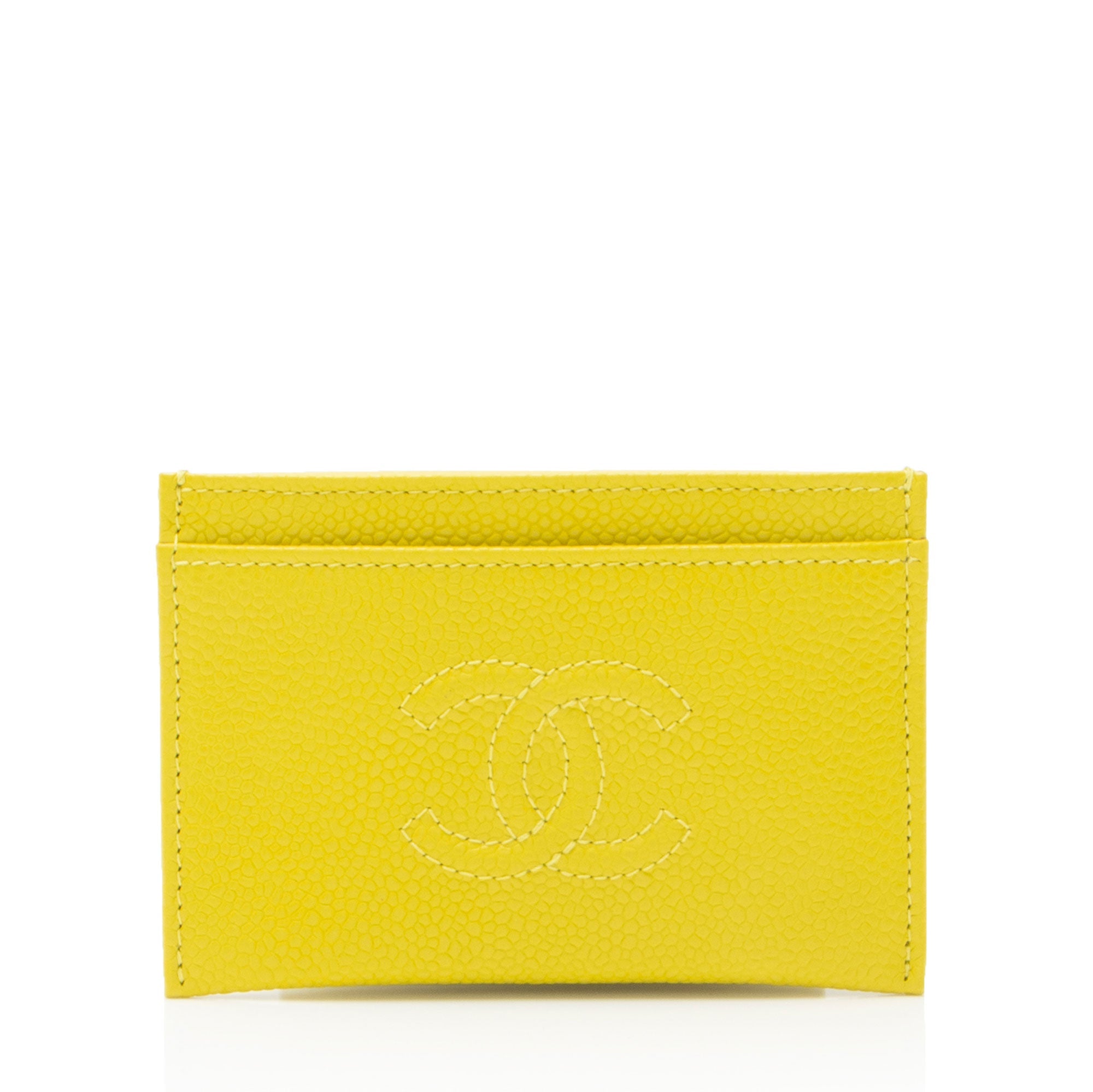 Chanel Caviar Leather Timeless CC Card Holder