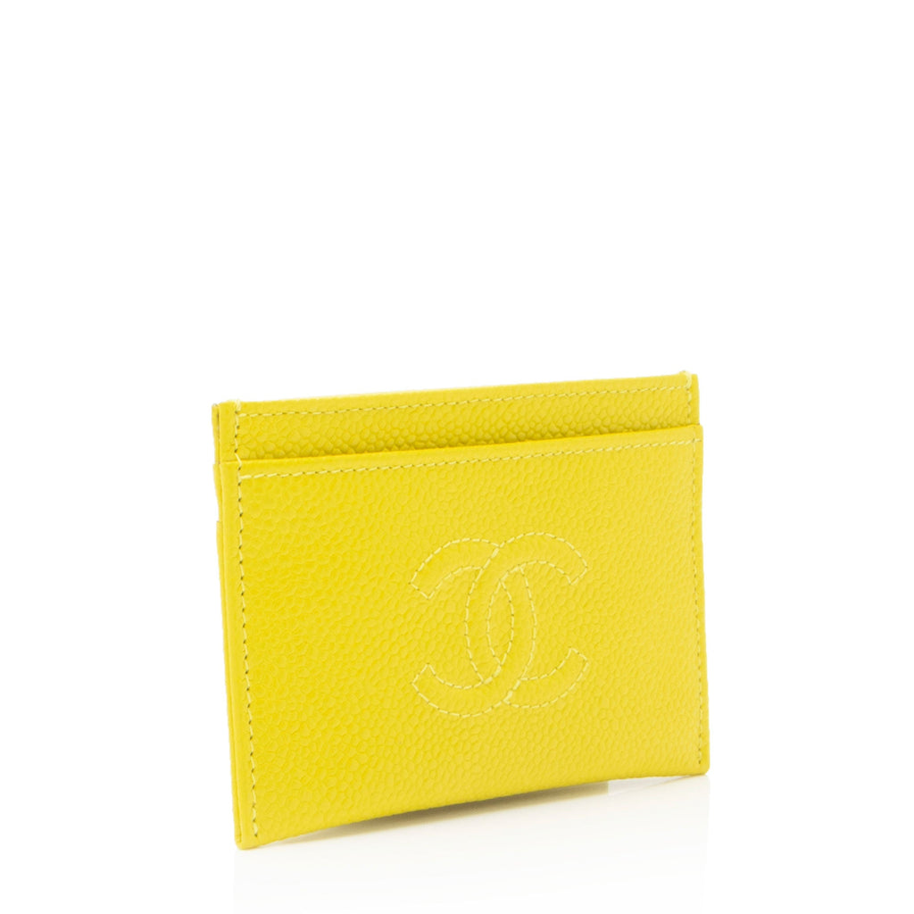 Chanel Caviar Leather Timeless CC Card Holder