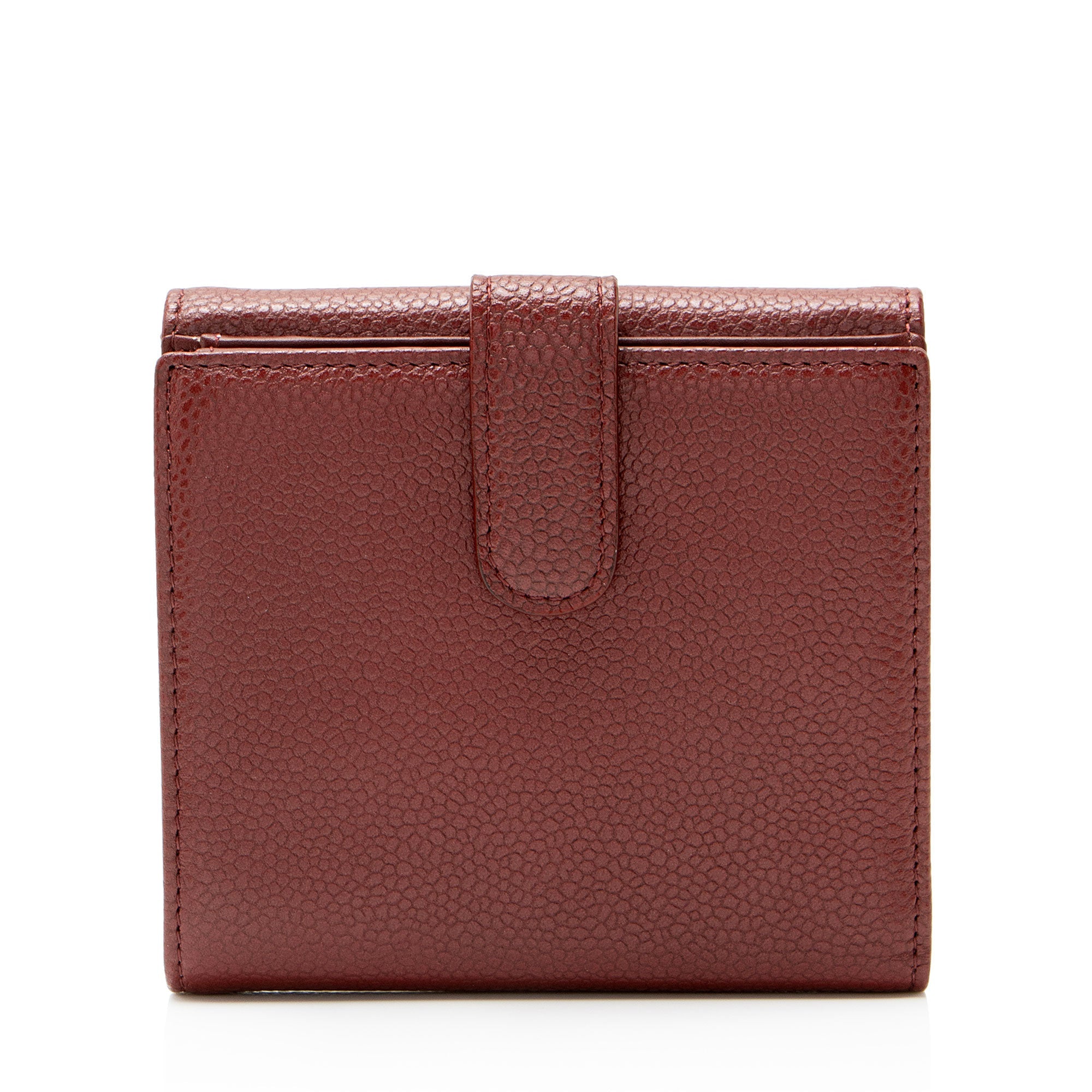 Chanel Caviar Leather Timeless CC Compact Wallet