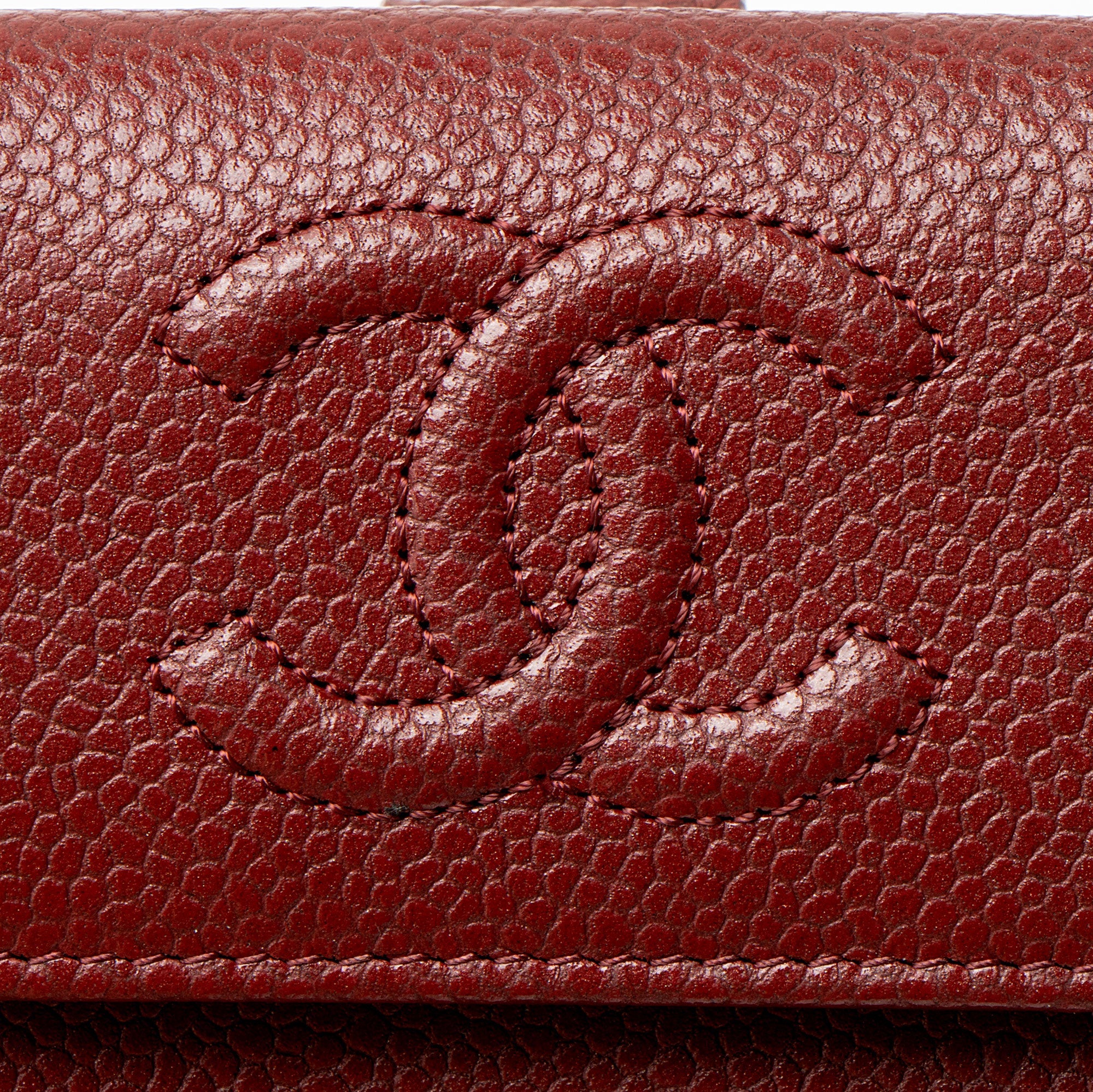Chanel Caviar Leather Timeless CC Compact Wallet