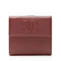 Chanel Caviar Leather Timeless CC Compact Wallet