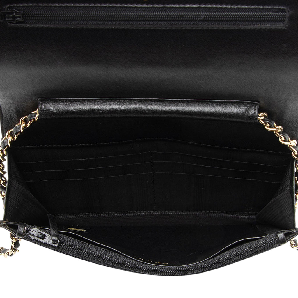 Chanel Caviar Leather Timeless CC Envelope Wallet on Chain
