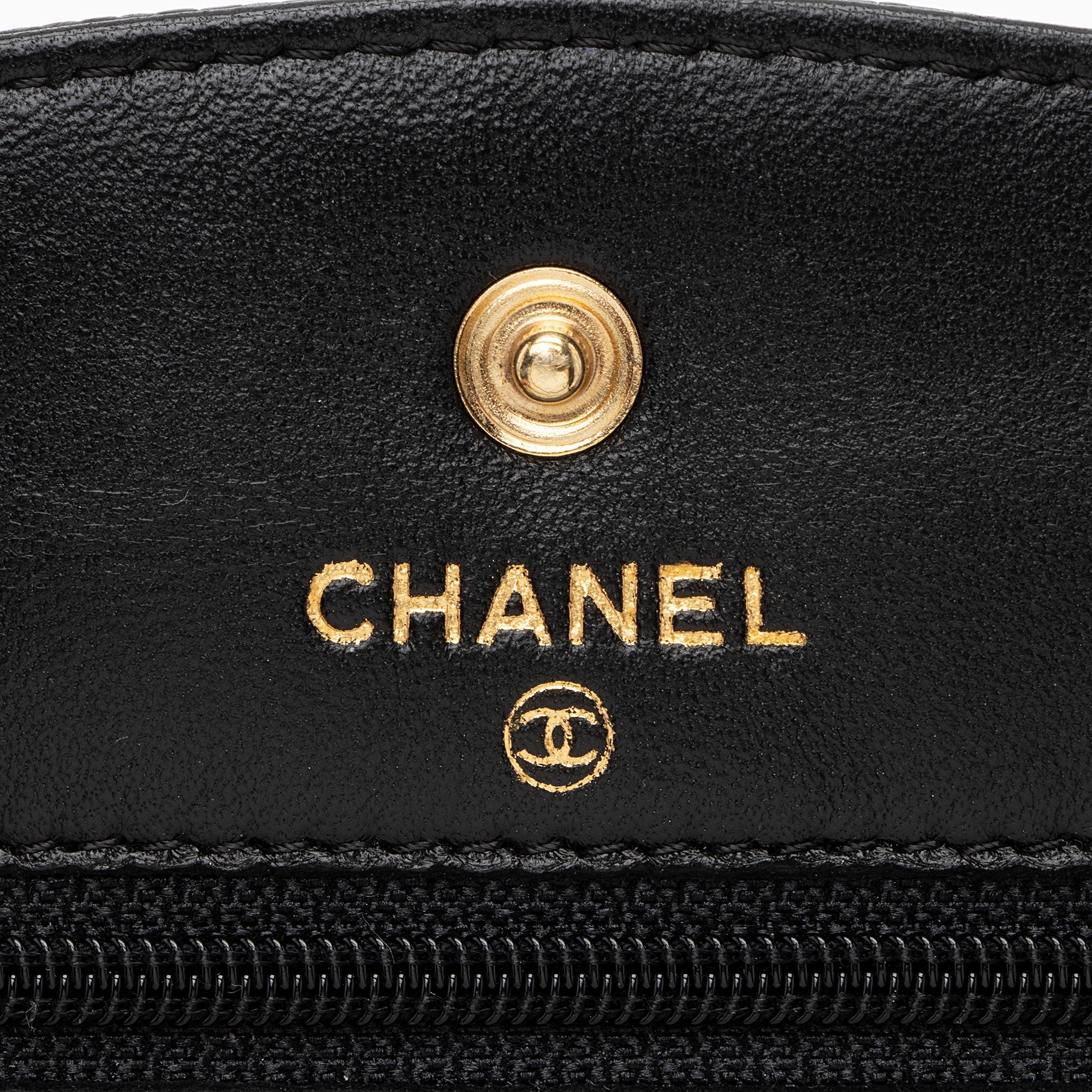 Chanel Caviar Leather Timeless CC Envelope Wallet on Chain