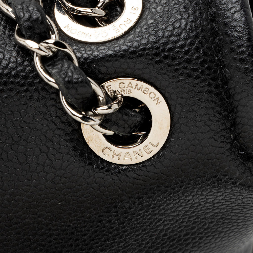 Chanel Caviar Leather Timeless CC Medium Flap Bag (SHF-yaWfvq)