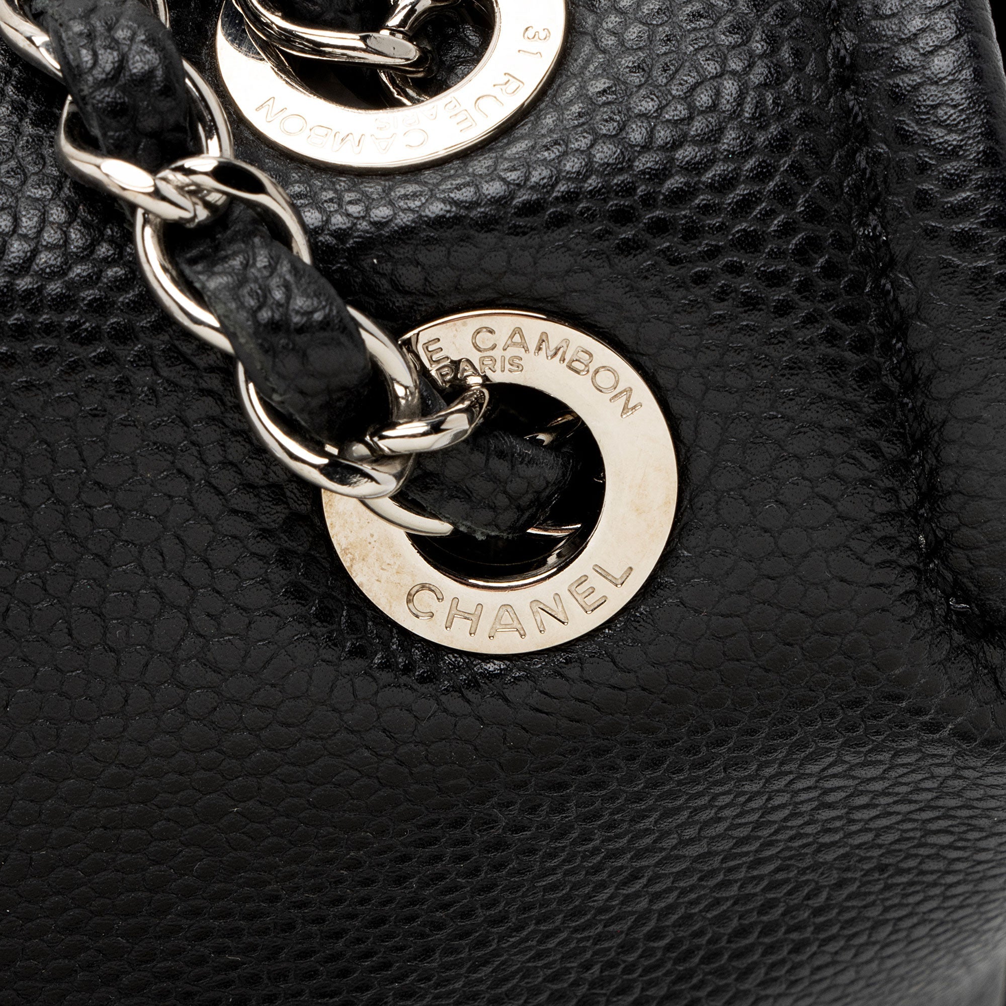 Chanel Caviar Leather Timeless CC Medium Flap Bag (SHF-yaWfvq)