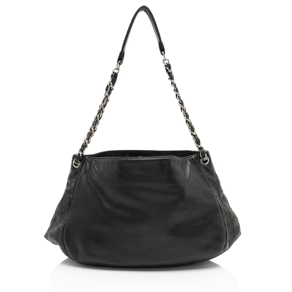 Chanel Caviar Leather Timeless CC Shoulder Bag