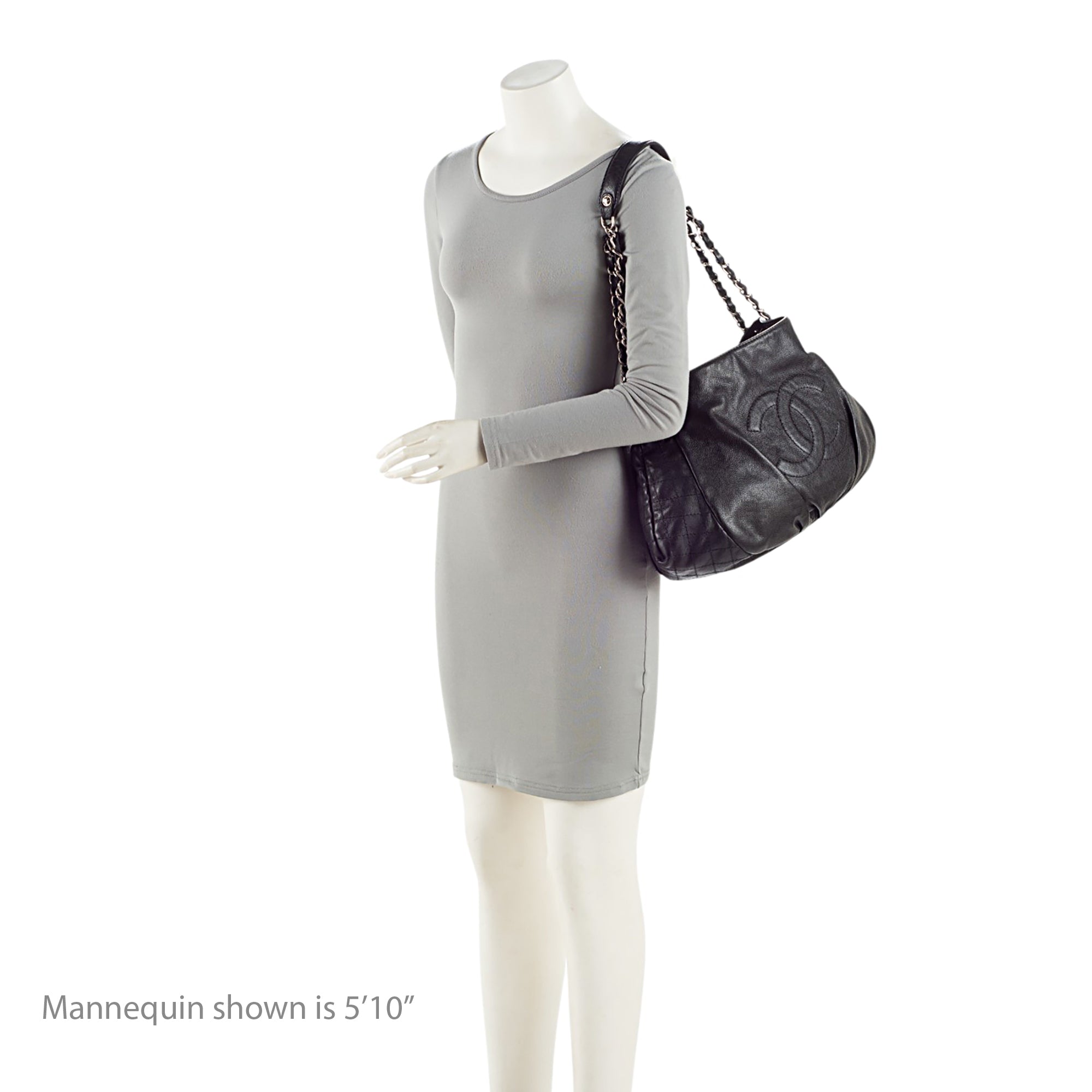 Chanel Caviar Leather Timeless CC Shoulder Bag