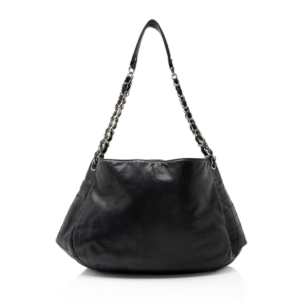 Chanel Caviar Leather Timeless CC Shoulder Bag