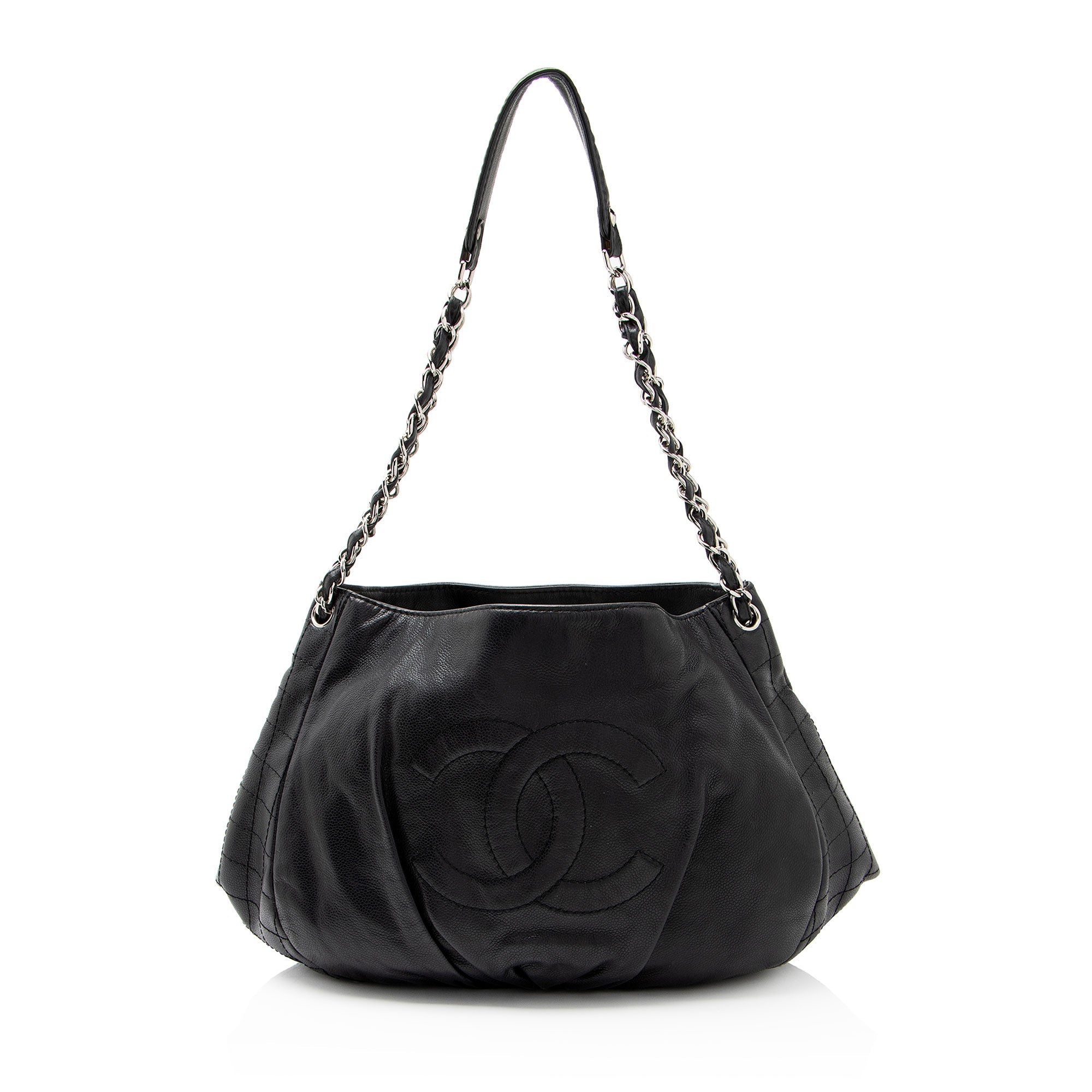 Chanel Caviar Leather Timeless CC Shoulder Bag