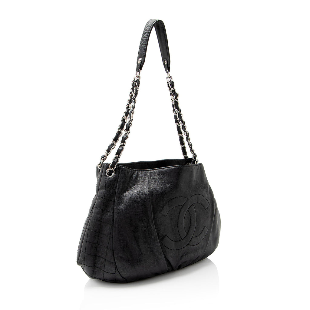 Chanel Caviar Leather Timeless CC Shoulder Bag