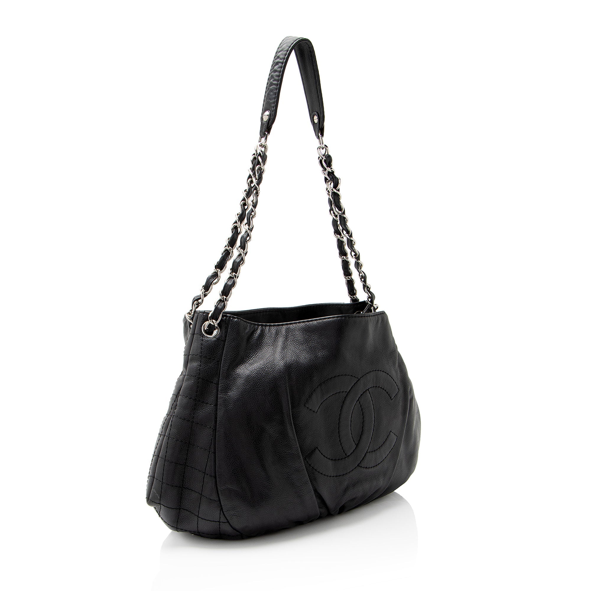 Chanel Caviar Leather Timeless CC Shoulder Bag