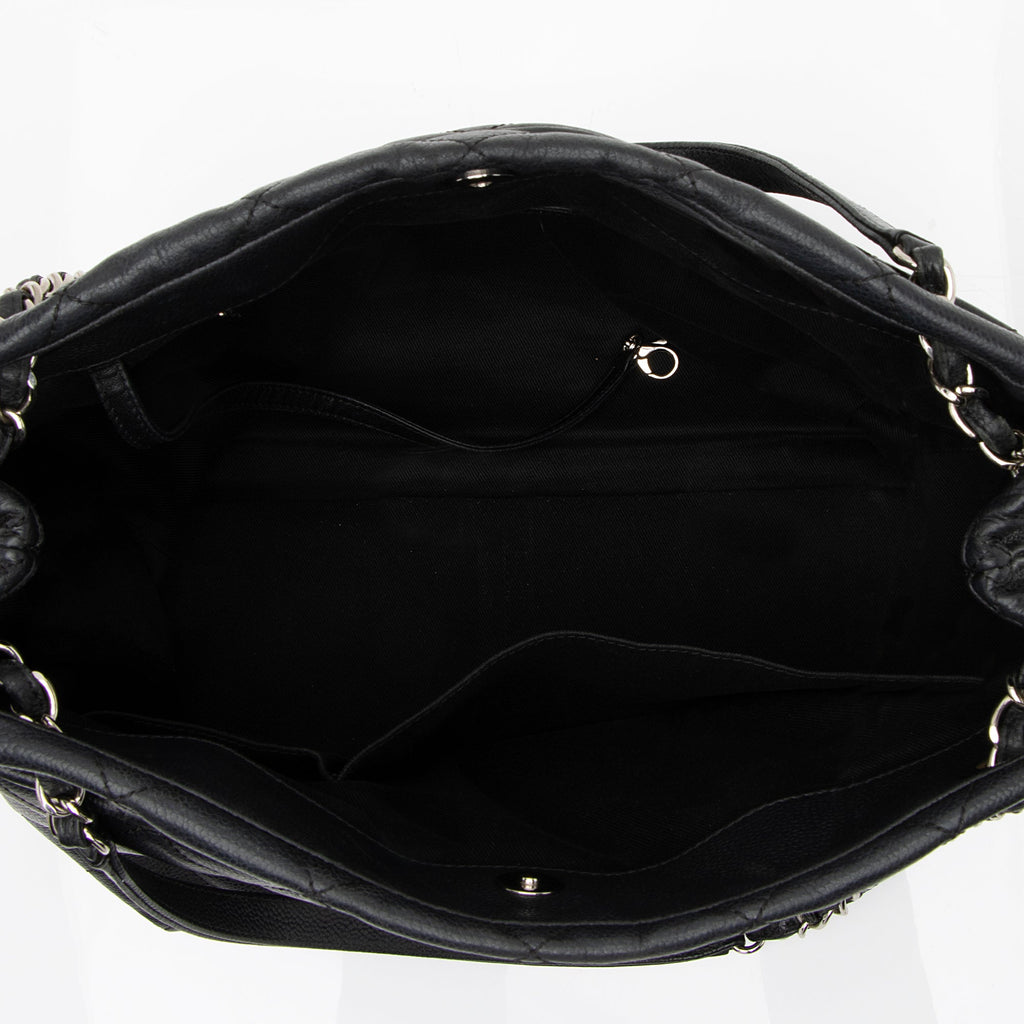 Chanel Caviar Leather Timeless CC Soft Large Tote (SHF-23601)