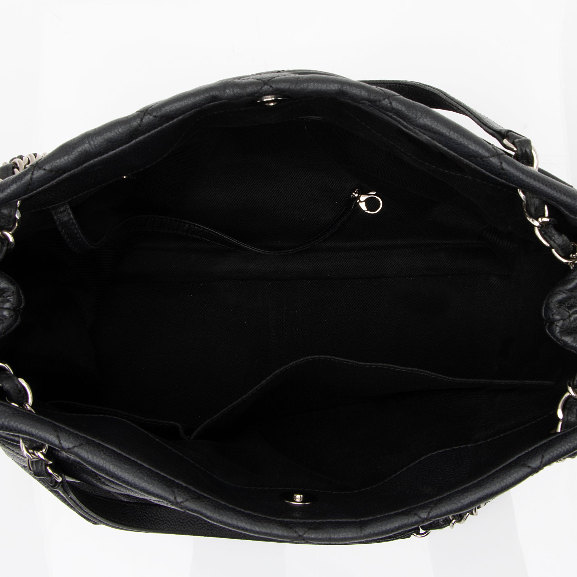 Chanel Caviar Leather Timeless CC Soft Large Tote (SHF-23601)