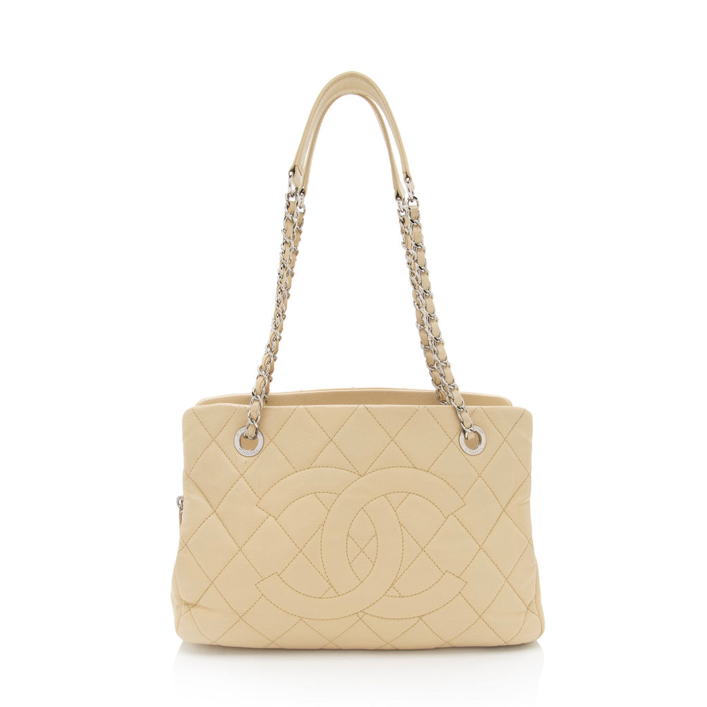Chanel Caviar Leather Timeless CC Soft Shopper Tote - FINAL SALE