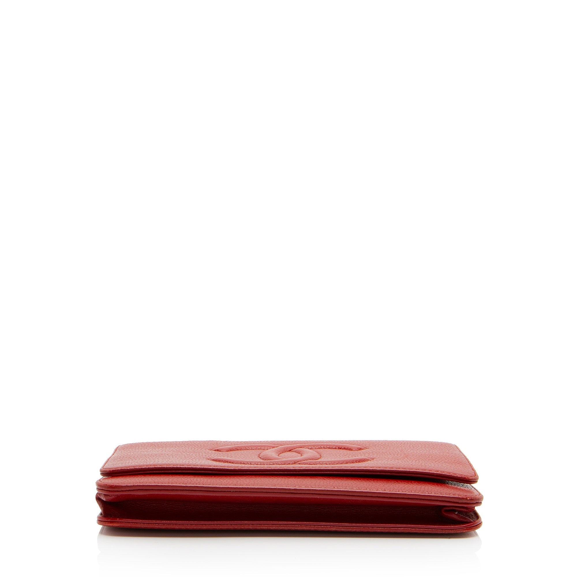 Chanel Caviar Leather Timeless CC Wallet on Chain (SHF-HMJvRT)