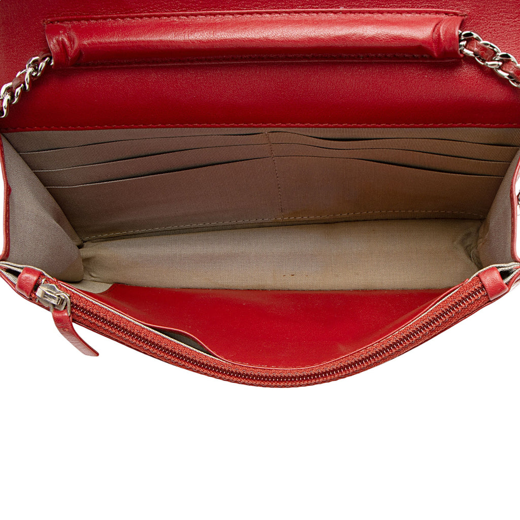 Chanel Caviar Leather Timeless CC Wallet on Chain (SHF-HMJvRT)