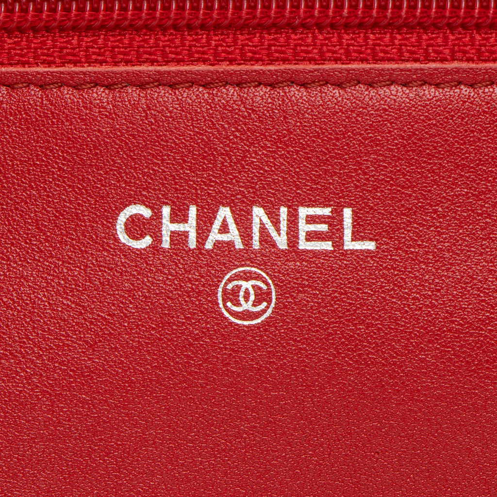 Chanel Caviar Leather Timeless CC Wallet on Chain (SHF-HMJvRT)