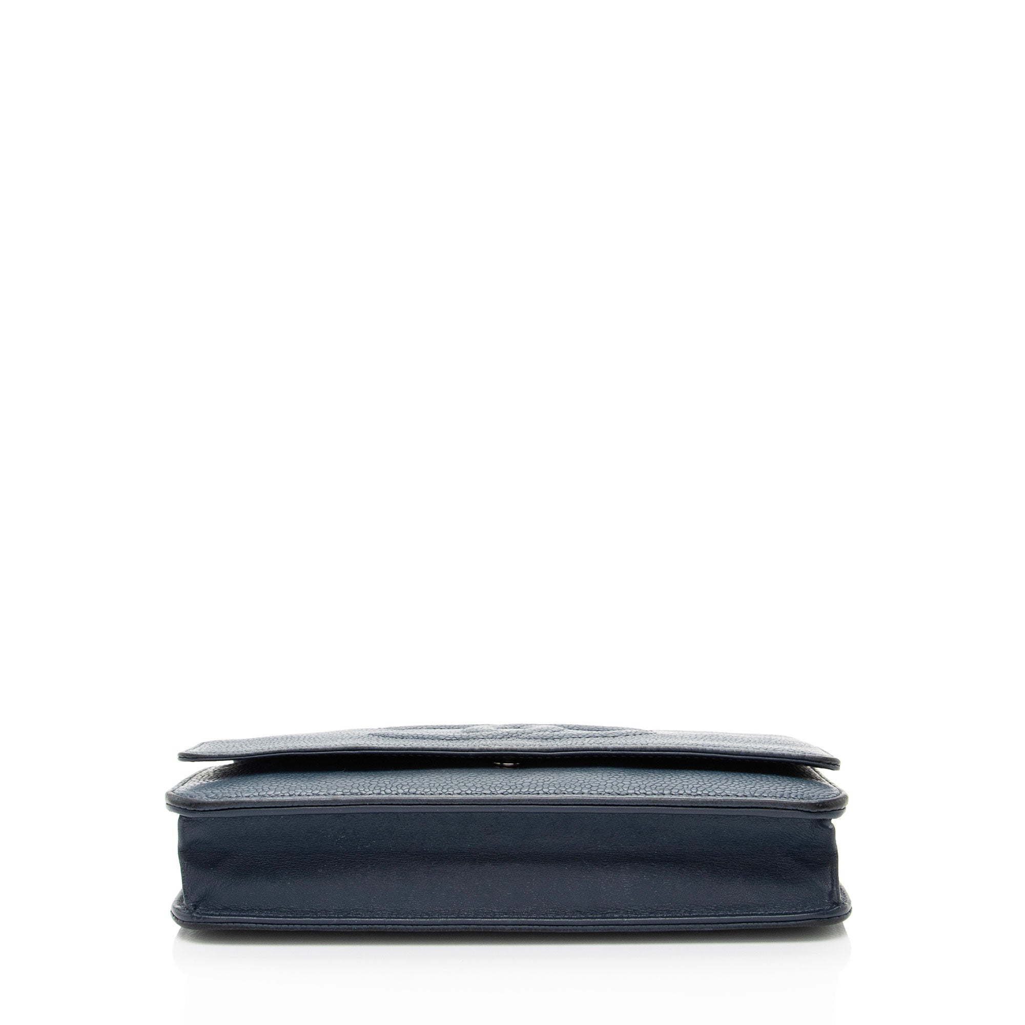 Chanel Caviar Leather Timeless CC Wallet on Chain