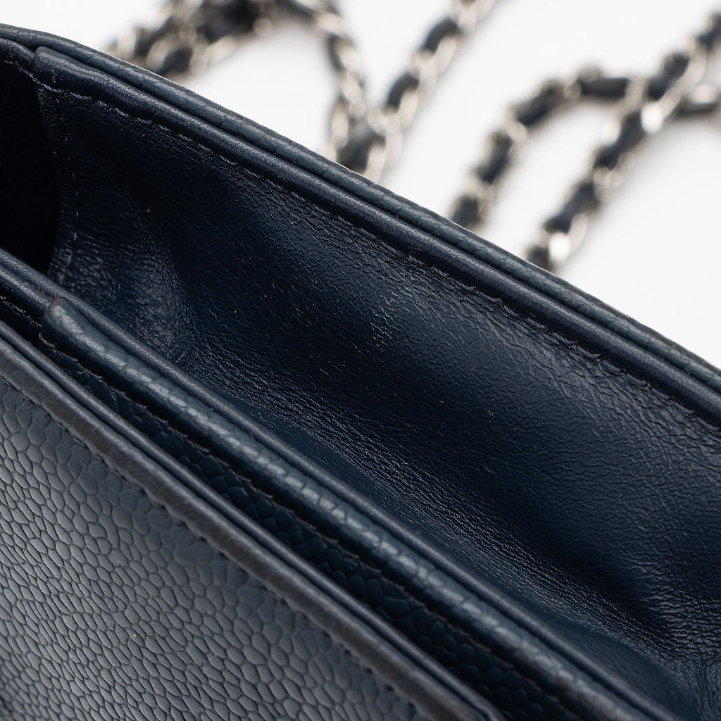 Chanel Caviar Leather Timeless CC Wallet on Chain