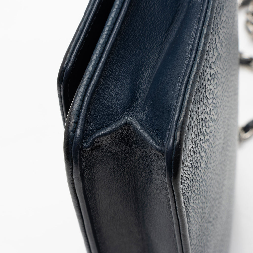 Chanel Caviar Leather Timeless CC Wallet on Chain
