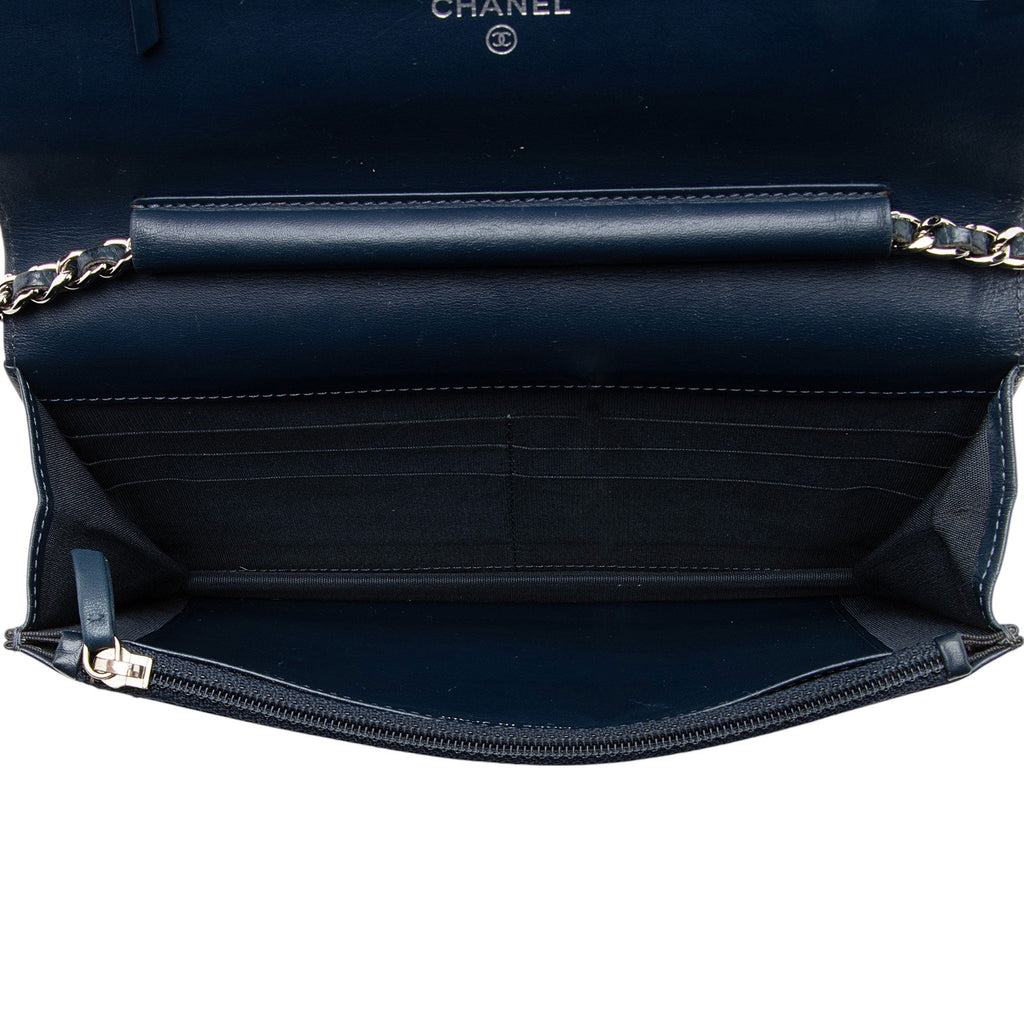 Chanel Caviar Leather Timeless CC Wallet on Chain