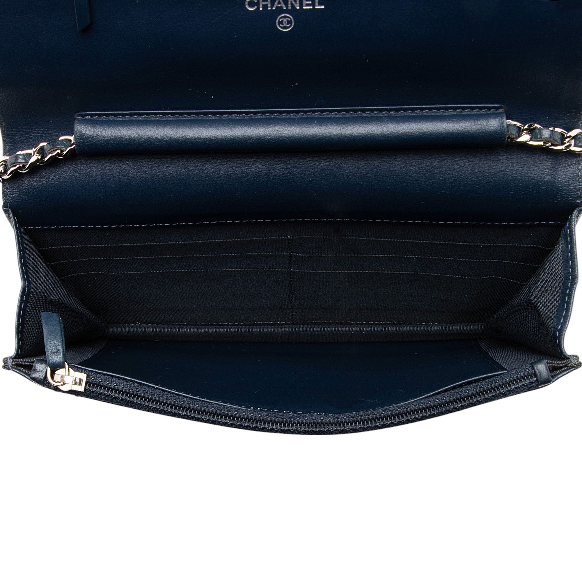 Chanel Caviar Leather Timeless CC Wallet on Chain