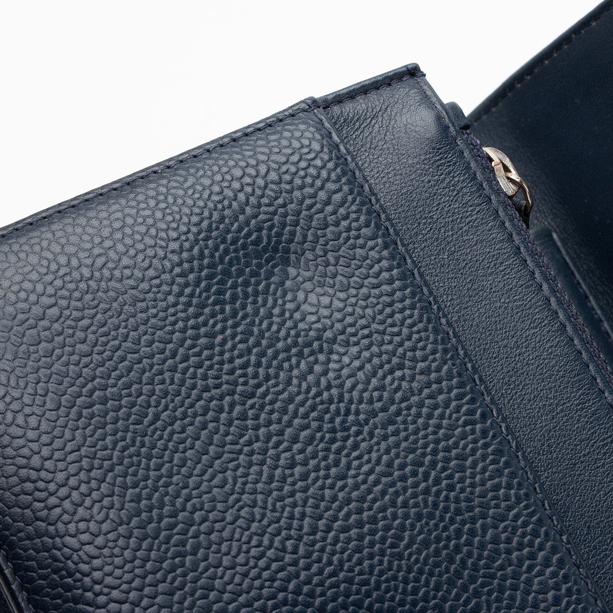 Chanel Caviar Leather Timeless CC Wallet on Chain