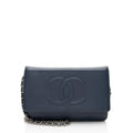 Chanel Caviar Leather Timeless CC Wallet on Chain