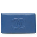 Chanel Caviar Leather Timeless CC Yen Wallet (SHF-23516)