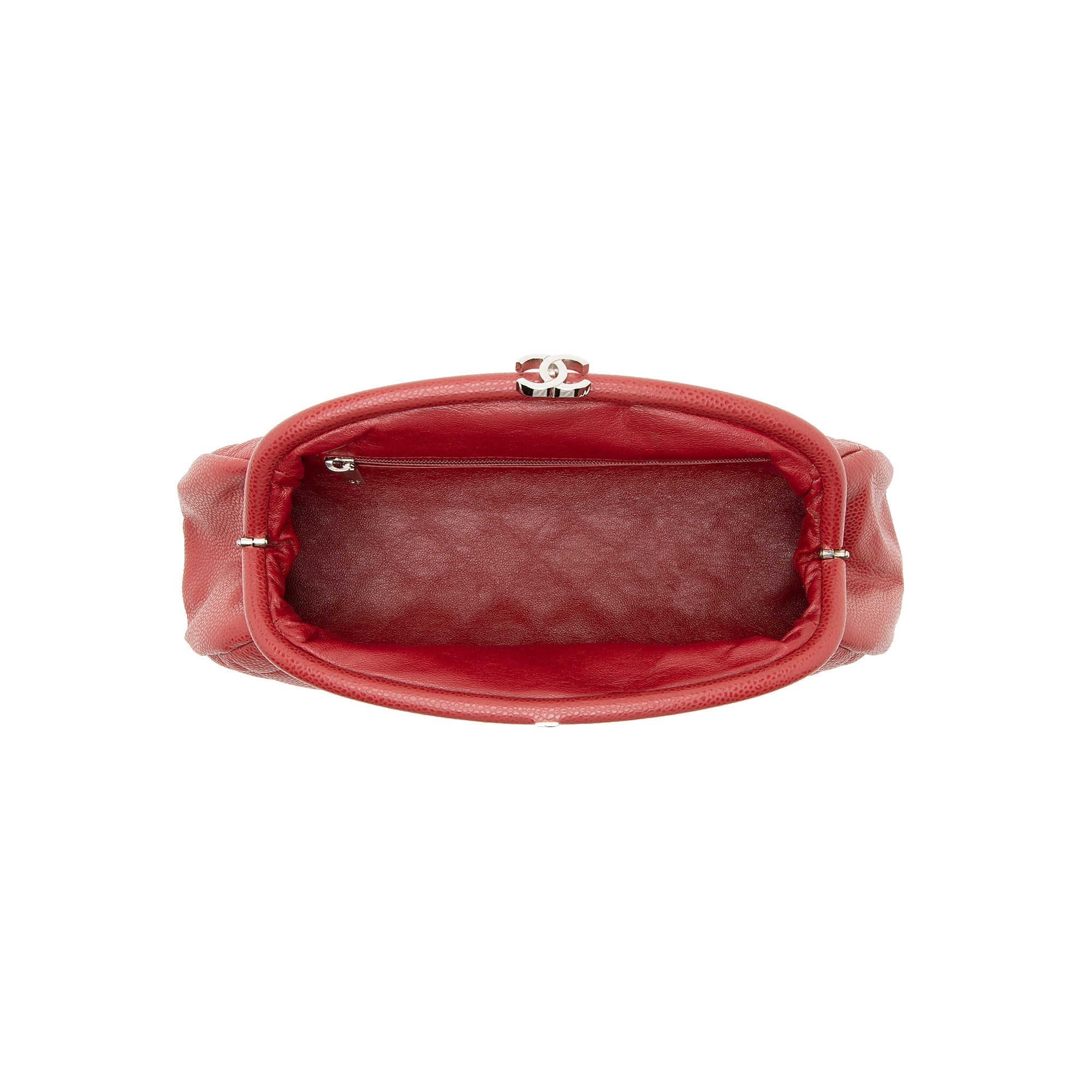 Chanel Caviar Leather Timeless Clutch (SHF-22293)