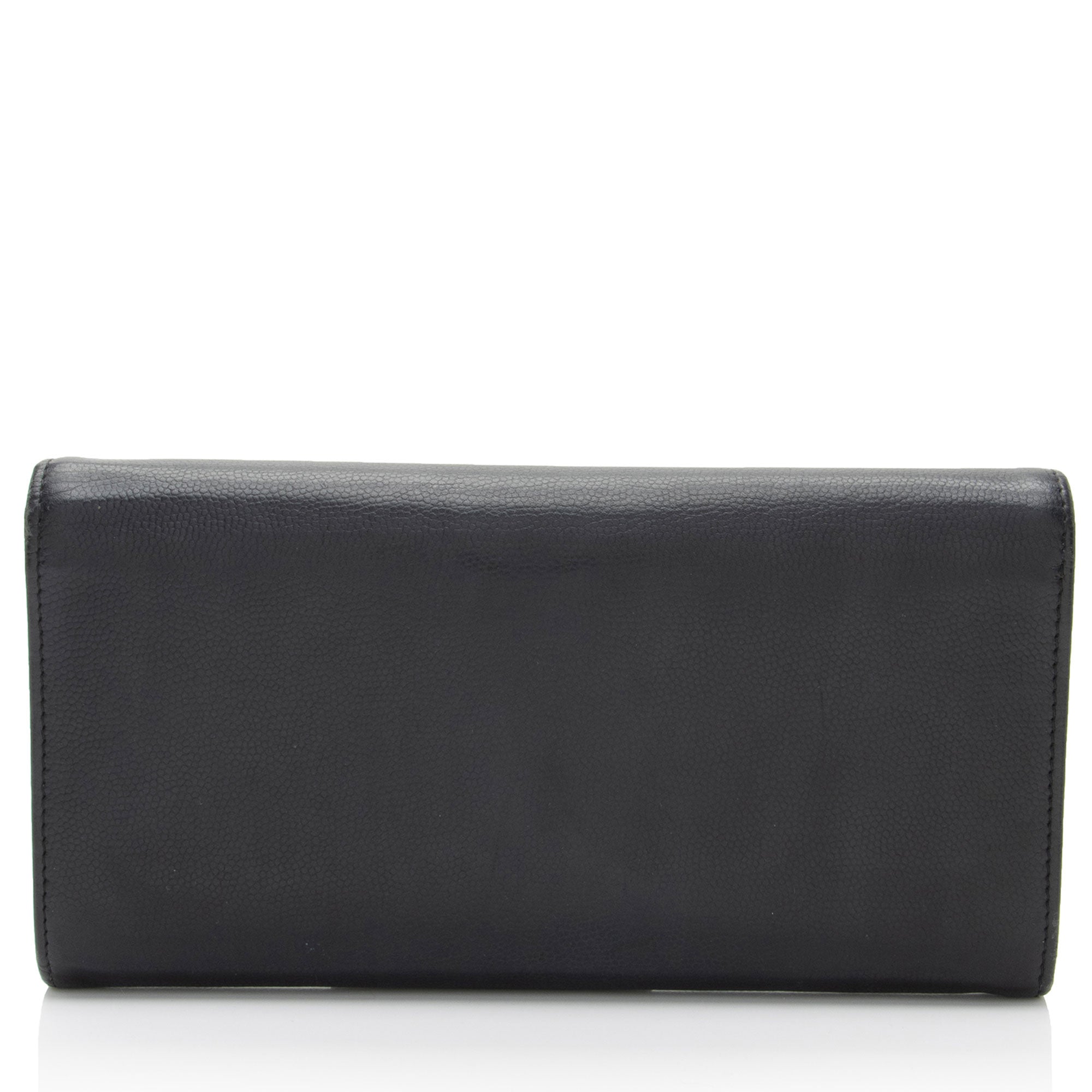 Chanel Caviar Leather Timeless Wallet (SHF-kbpgFo)
