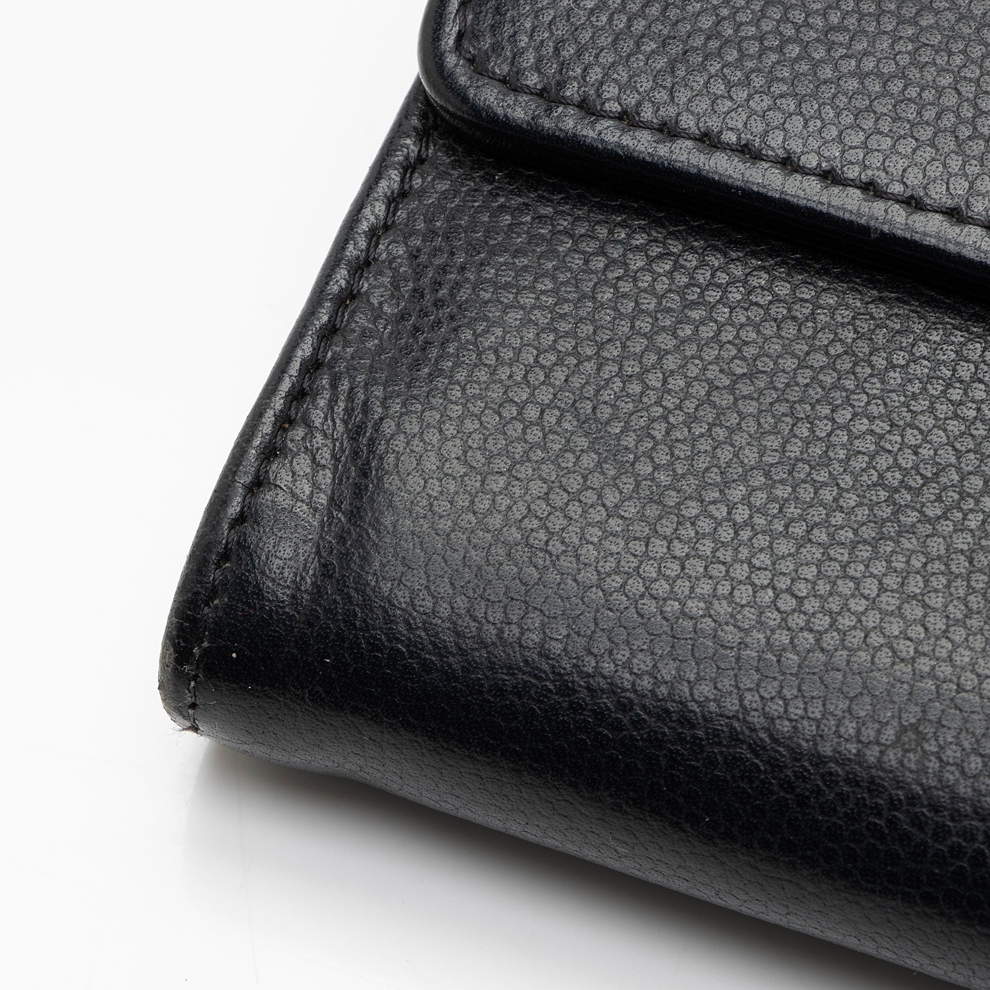 Chanel Caviar Leather Timeless Wallet (SHF-kbpgFo)