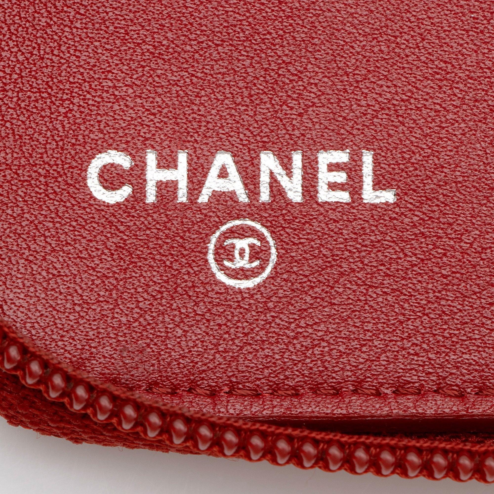 Chanel Caviar Leather Timeless Zip Around Organizer Wallet