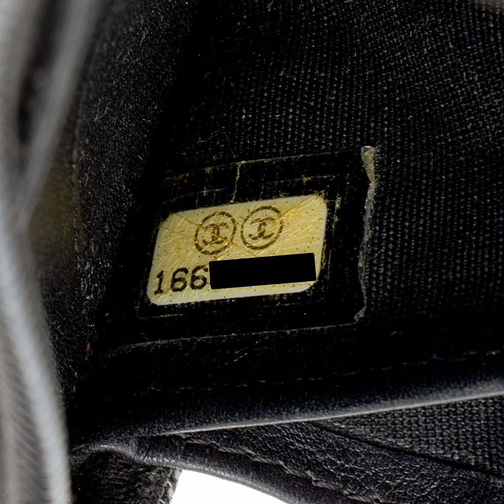 Chanel Caviar Leather Timeless Zip Around Wallet