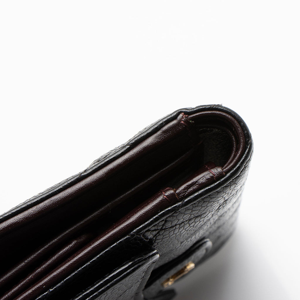 Chanel Caviar Leather Trifold Wallet (SHF-CKsJOS)