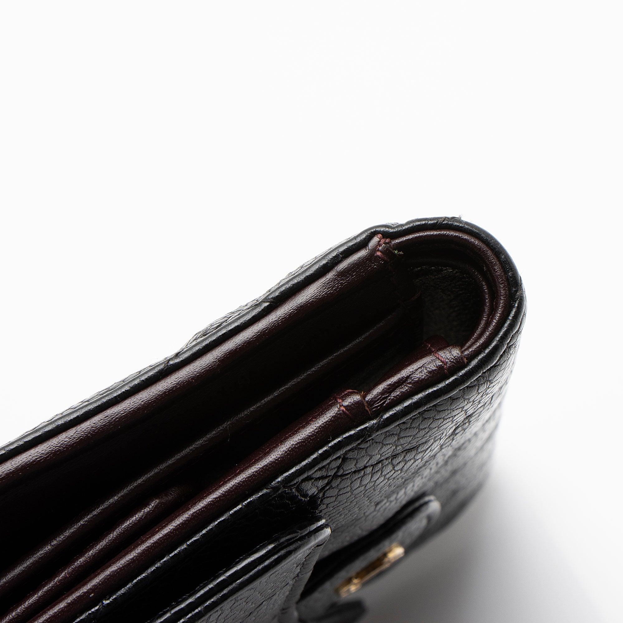 Chanel Caviar Leather Trifold Wallet (SHF-CKsJOS)