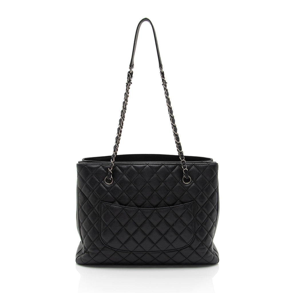 Chanel Caviar Leather Urban Companion Tote (SHF-nAN9Fg)