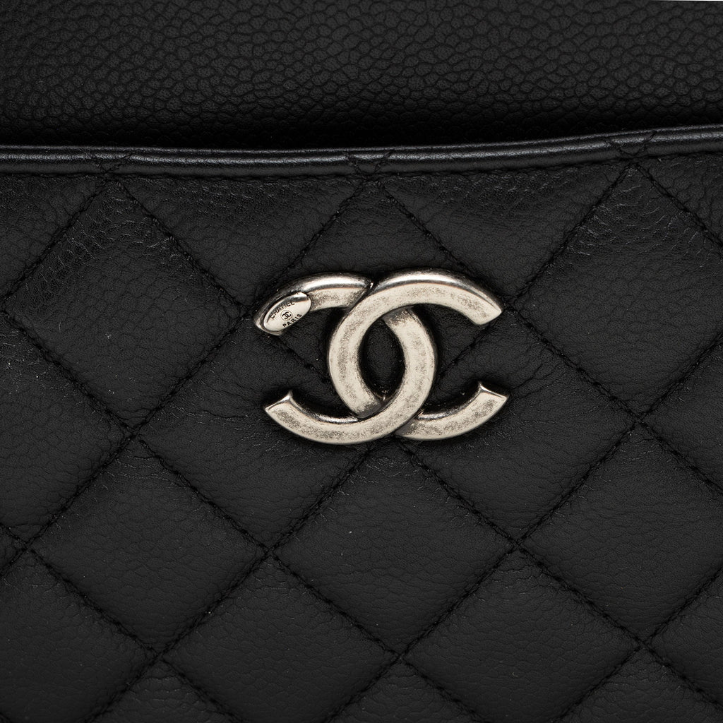 Chanel Caviar Leather Urban Companion Tote (SHF-nAN9Fg)