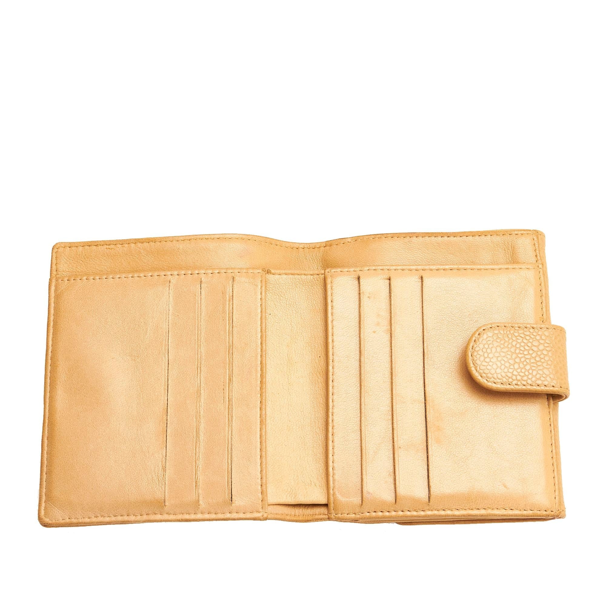 Chanel Caviar Leather Wallet (SHG-33294)